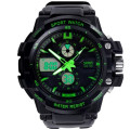Купить Часы Skmei 0990 GN ⌚ Наручные часы на fabrikachasov.com ⭐ Бесплатная доставка по Украине от 3000 грн ✈ Гарантия ✔ 10.000 моделей часов лучших брендов!