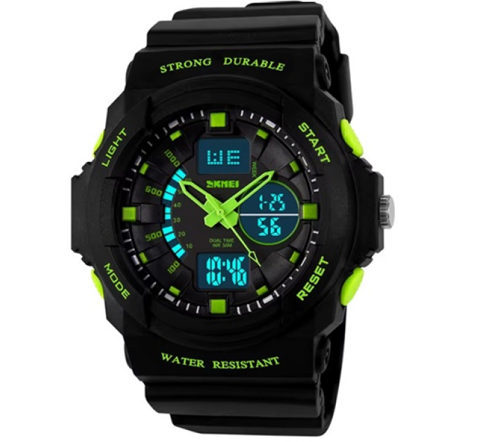 Купити ГОДИННИК Skmei 1061 GN ⌚ Наручні годинники на fabrikachasov.com ⭐ Безкоштовна доставка по Україні від 3000 грн ✈ Гарантія ✔ 10.000 моделей годинників кращих брендів!