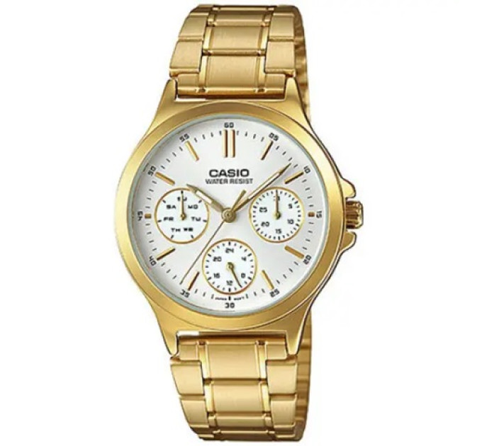 Купити ГОДИННИК CASIO LTP-V300G-7AUDF ⌚ Наручні годинники на fabrikachasov.com ⭐ Безкоштовна доставка по Україні від 3000 грн ✈ Гарантія ✔ 10.000 моделей. Знижки!