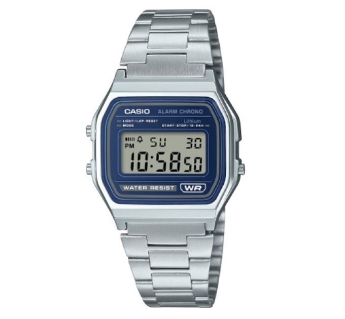 Купити ГОДИННИК CASIO A158WEA-2EF ⌚ Наручні годинники на fabrikachasov.com ⭐ Безкоштовна доставка по Україні від 3000 грн ✈ Гарантія ✔ 10.000 моделей годинників кращих брендів!