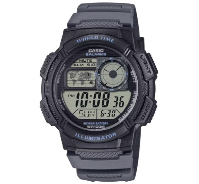 Купити ГОДИННИК CASIO AE-1000W-8AVEF ⌚ Наручні годинники на fabrikachasov.com ⭐ Безкоштовна доставка по Україні від 3000 грн ✈ Гарантія ✔ 10.000 моделей годинників кращих брендів!