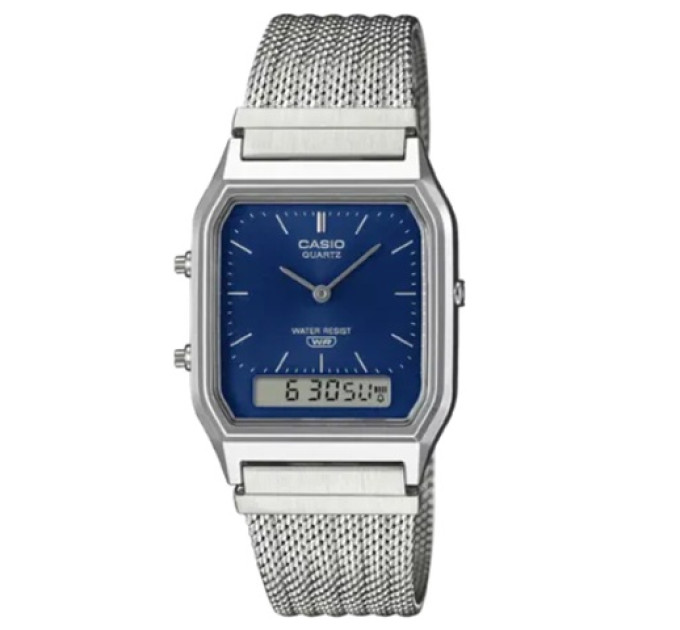 Купити ГОДИННИК CASIO AQ-230EM-2AEF ⌚ Наручні годинники на fabrikachasov.com ⭐ Безкоштовна доставка по Україні від 3000 грн ✈ Гарантія ✔ 10.000 моделей годинників кращих брендів!