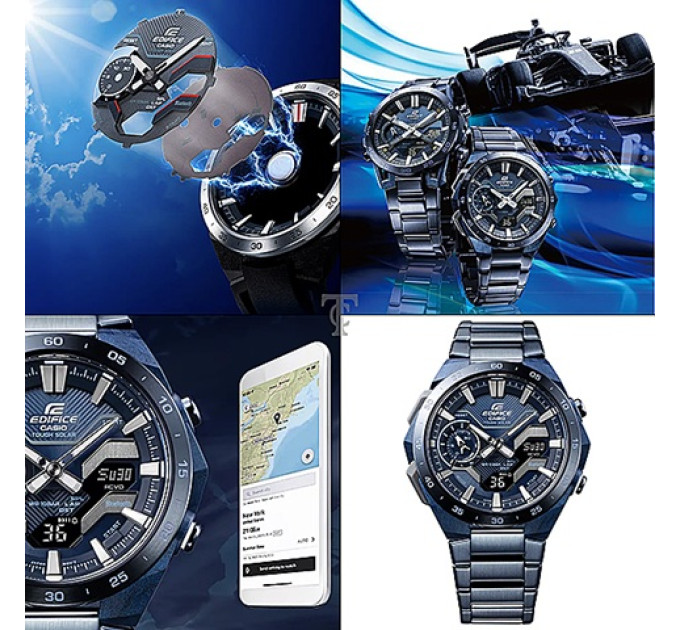 Купить Часы CASIO ECB-2200CB-2AEF ⌚ Наручные часы на fabrikachasov.com ⭐ Бесплатная доставка по Украине от 3000 грн ✈ Гарантия ✔ 10.000 моделей часов лучших брендов!