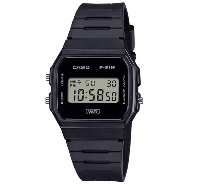Купить Часы CASIO F-91WB-1A ⌚ Наручные часы на fabrikachasov.com ⭐ Бесплатная доставка по Украине от 3000 грн ✈ Гарантия ✔ 10.000 моделей часов лучших брендов!