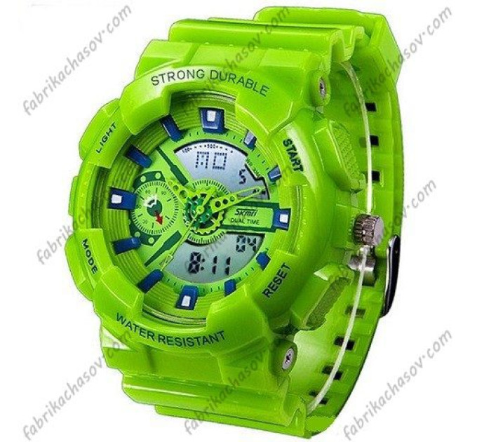 Купити Часи Skmei 0929 Зелені ⌚ Наручні годинники на fabrikachasov.com ⭐ Безкоштовна доставка по Україні від 3000 грн ✈ Гарантія ✔ 10.000 моделей. Знижки!