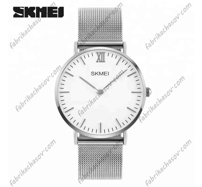 Купити Часи Skmei 1181S Сріблясті ⌚ Наручні годинники на fabrikachasov.com ⭐ Безкоштовна доставка по Україні від 3000 грн ✈ Гарантія ✔ 10.000 моделей годинників кращих брендів!
