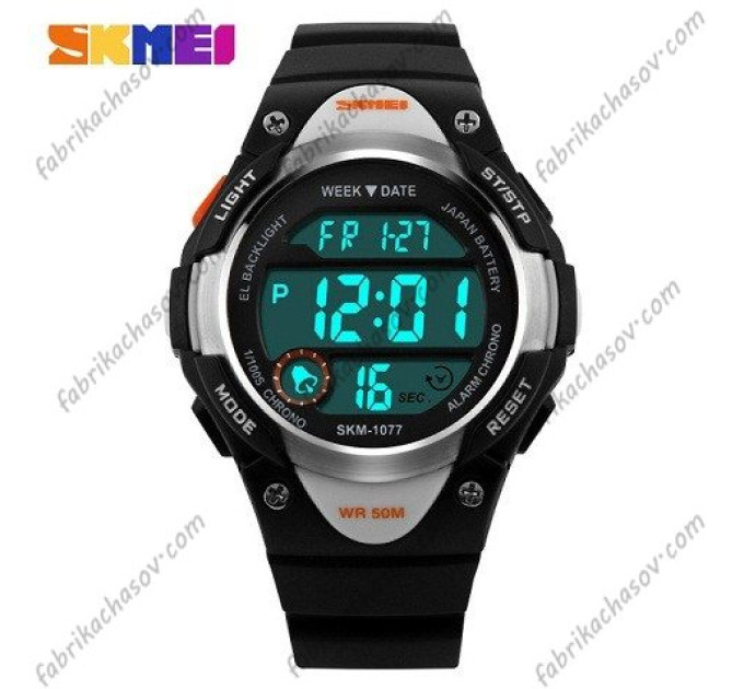 Купити ГОДИННИК SKMEI 1077 BL ⌚ Наручні годинники на fabrikachasov.com ⭐ Безкоштовна доставка по Україні від 3000 грн ✈ Гарантія ✔ 10.000 моделей. Знижки!