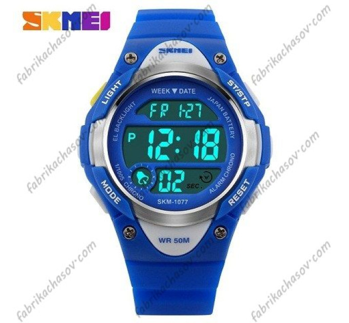Купити ГОДИННИК SKMEI 1077B ⌚ Наручні годинники на fabrikachasov.com ⭐ Безкоштовна доставка по Україні від 3000 грн ✈ Гарантія ✔ 10.000 моделей. Знижки!