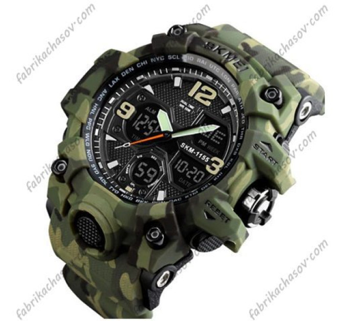 Купити ГОДИННИК SKMEI 1155 BCMGN ⌚ Наручні годинники на fabrikachasov.com ⭐ Безкоштовна доставка по Україні від 3000 грн ✈ Гарантія ✔ 10.000 моделей годинників кращих брендів!