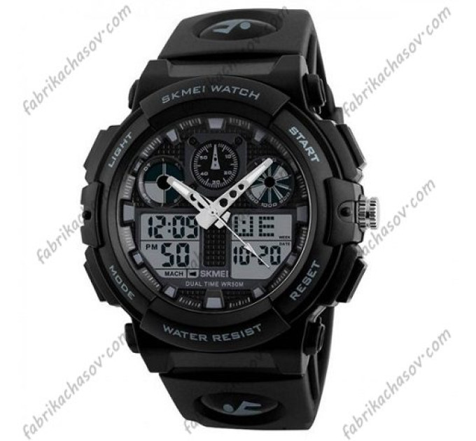 Купить Часы Skmei 1270 BK ⌚ Наручные часы на fabrikachasov.com ⭐ Бесплатная доставка по Украине от 3000 грн ✈ Гарантия ✔ 10.000 моделей. Скидки!