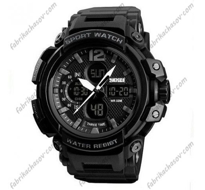 Купити ГОДИННИК SKMEI 1343 BK ⌚ Наручні годинники на fabrikachasov.com ⭐ Безкоштовна доставка по Україні від 3000 грн ✈ Гарантія ✔ 10.000 моделей. Знижки!
