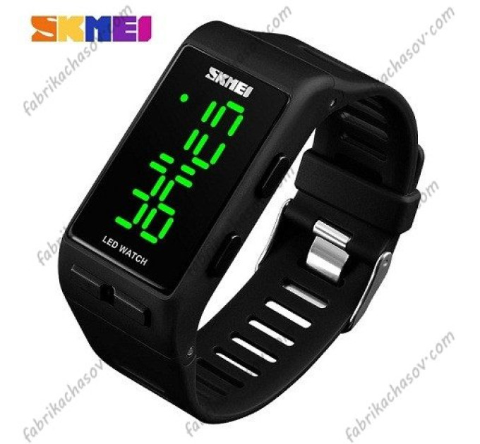 Купити Часи Skmei 1364 BK ⌚ Наручні годинники на fabrikachasov.com ⭐ Безкоштовна доставка по Україні від 3000 грн ✈ Гарантія ✔ 10.000 моделей. Знижки!