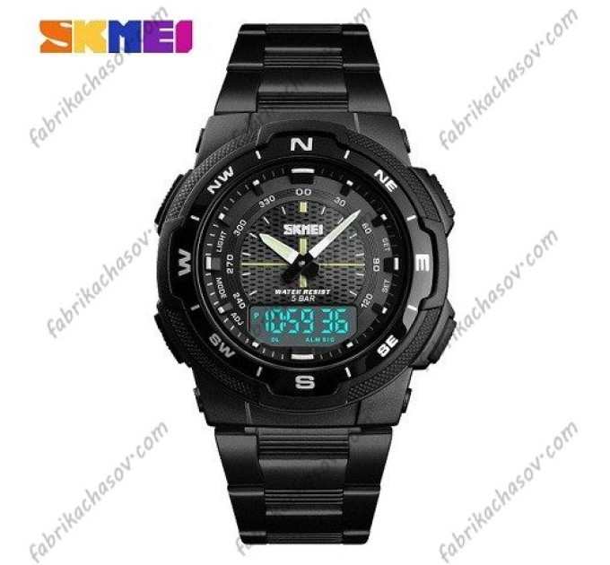 Купити ГОДИННИК SKMEI 1370 BKBK ⌚ Наручні годинники на fabrikachasov.com ⭐ Безкоштовна доставка по Україні від 3000 грн ✈ Гарантія ✔ 10.000 моделей годинників кращих брендів!