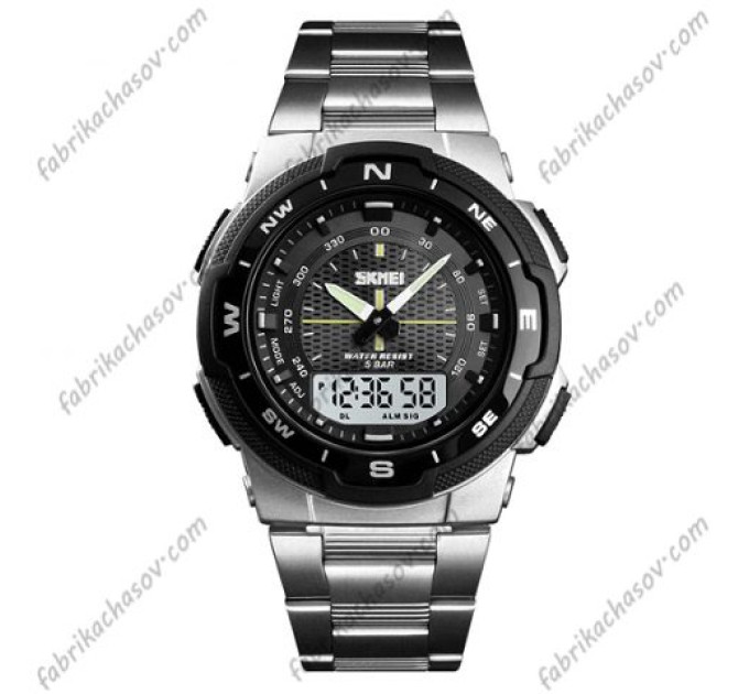 Купити ГОДИННИК SKMEI 1370 SI ⌚ Наручні годинники на fabrikachasov.com ⭐ Безкоштовна доставка по Україні від 3000 грн ✈ Гарантія ✔ 10.000 моделей. Знижки!