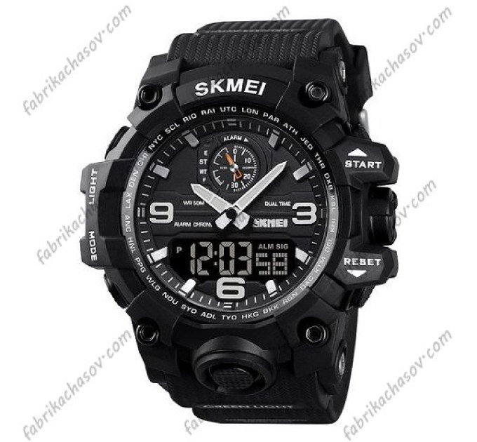 Купити ГОДИННИК SKMEI 1586 BK ⌚ Наручні годинники на fabrikachasov.com ⭐ Безкоштовна доставка по Україні від 3000 грн ✈ Гарантія ✔ 10.000 моделей годинників кращих брендів!