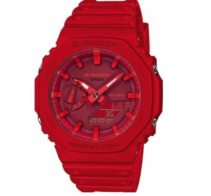 Купити ГОДИННИК CASIO GA-2100-4AER ⌚ Наручні годинники на fabrikachasov.com ⭐ Безкоштовна доставка по Україні від 3000 грн ✈ Гарантія ✔ 10.000 моделей. Знижки!