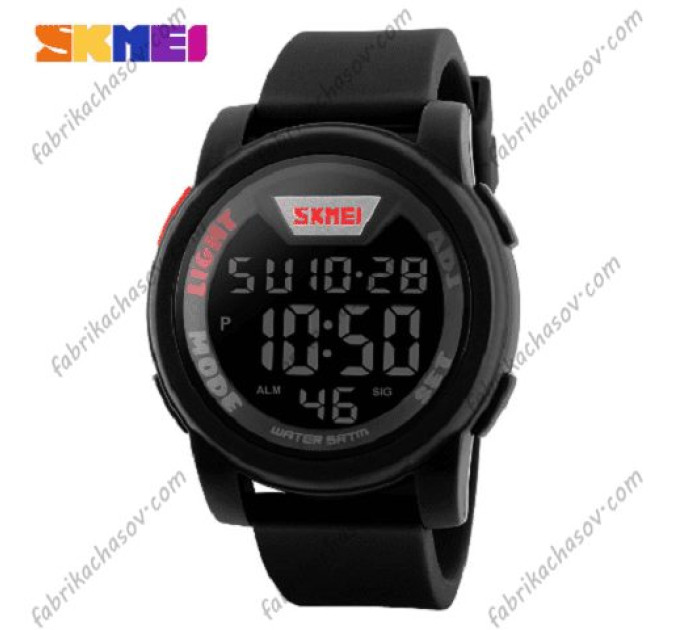 Купити ГОДИННИК SKMEI 1218 КРАСНЫЕ ВСТАВКИ ⌚ Наручні годинники на fabrikachasov.com ⭐ Безкоштовна доставка по Україні від 3000 грн ✈ Гарантія ✔ 10.000 моделей. Знижки!