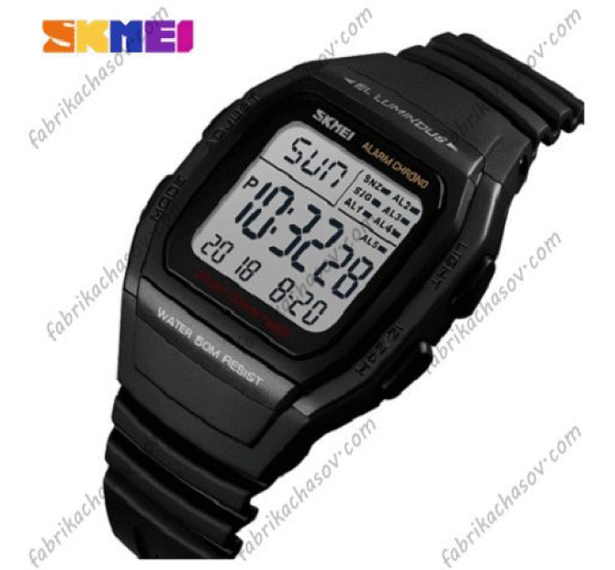 Купить Часы Skmei 1278 BK ⌚ Наручные часы на fabrikachasov.com ⭐ Бесплатная доставка по Украине от 3000 грн ✈ Гарантия ✔ 10.000 моделей. Скидки!