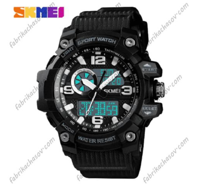 Купить Часы Skmei 1436 BK ⌚ Наручные часы на fabrikachasov.com ⭐ Бесплатная доставка по Украине от 3000 грн ✈ Гарантия ✔ 10.000 моделей часов лучших брендов!