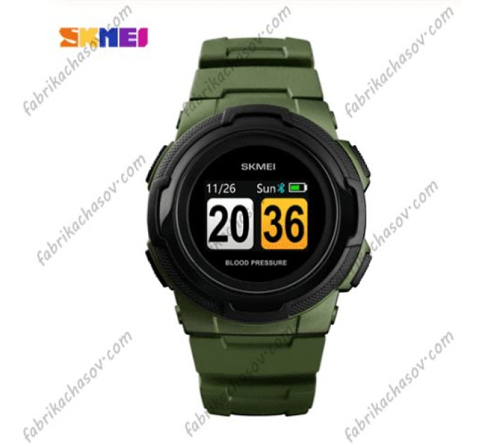 Купити ГОДИННИК С-БРАСЛЕТ SKMEI 1438 ARMY GREEN ⌚ Наручні годинники на fabrikachasov.com ⭐ Безкоштовна доставка по Україні від 3000 грн ✈ Гарантія ✔ 10.000 моделей годинників кращих брендів!