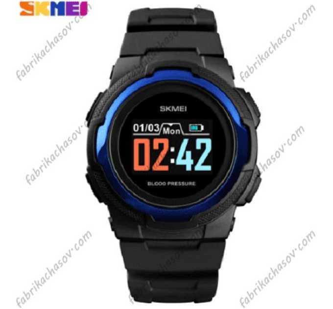 Купити ГОДИННИК С-БРАСЛЕТ SKMEI 1438 BLUE ⌚ Наручні годинники на fabrikachasov.com ⭐ Безкоштовна доставка по Україні від 3000 грн ✈ Гарантія ✔ 10.000 моделей. Знижки!