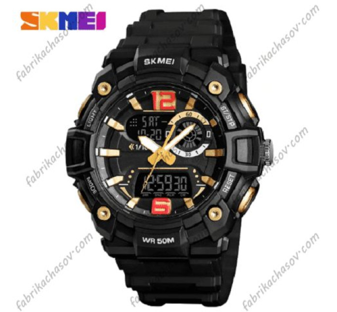 Купить Часы Skmei 1529 GD ⌚ Наручные часы на fabrikachasov.com ⭐ Бесплатная доставка по Украине от 3000 грн ✈ Гарантия ✔ 10.000 моделей часов лучших брендов!