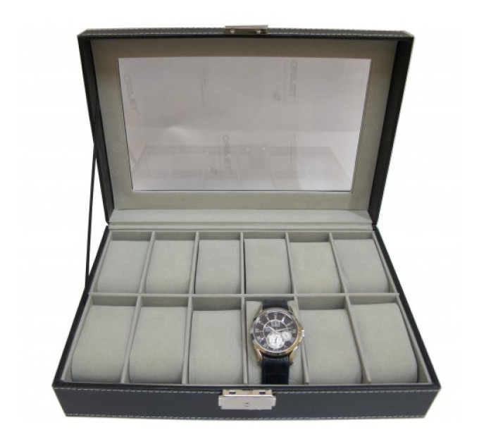 Купить Шкатулка для хранения часов Craft 12PU.GRINS ⌚ Наручные часы на fabrikachasov.com ⭐ Бесплатная доставка по Украине от 3000 грн ✈ Гарантия ✔ 10.000 моделей часов лучших брендов!