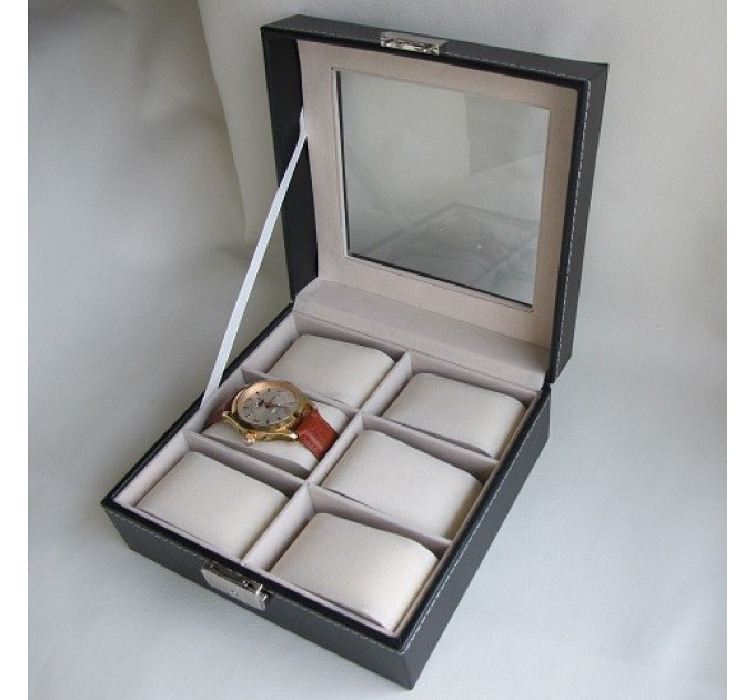 Купити Скринька для зберігання годинників CRAFT 6PU.2/3 ⌚ Наручні годинники на fabrikachasov.com ⭐ Безкоштовна доставка по Україні від 3000 грн ✈ Гарантія ✔ 10.000 моделей. Знижки!