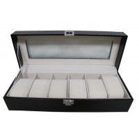 Шкатулка для хранения часов Craft 6PU.CROC.BL