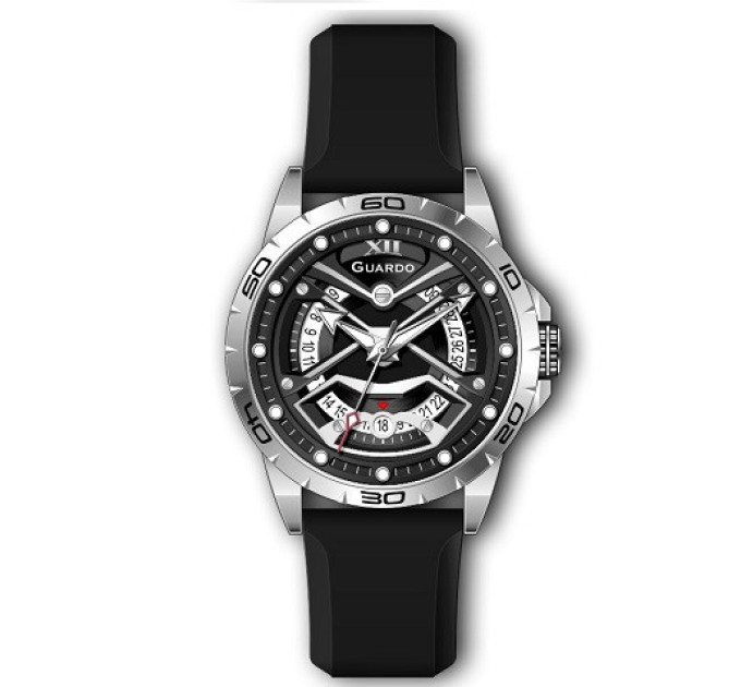Купити ГОДИННИК GUARDO PREMIUM 012751-1 ⌚ Наручні годинники на fabrikachasov.com ⭐ Безкоштовна доставка по Україні від 3000 грн ✈ Гарантія ✔ 10.000 моделей годинників кращих брендів!