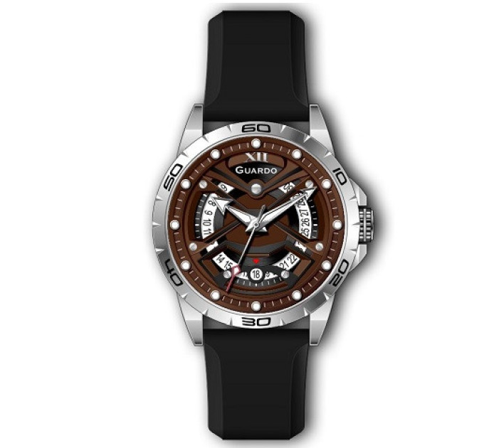Купити ГОДИННИК GUARDO PREMIUM 012751-2 ⌚ Наручні годинники на fabrikachasov.com ⭐ Безкоштовна доставка по Україні від 3000 грн ✈ Гарантія ✔ 10.000 моделей годинників кращих брендів!