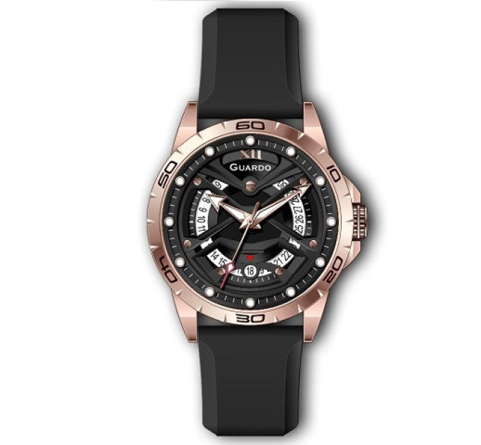Купити ГОДИННИК GUARDO PREMIUM 012751-5 ⌚ Наручні годинники на fabrikachasov.com ⭐ Безкоштовна доставка по Україні від 3000 грн ✈ Гарантія ✔ 10.000 моделей. Знижки!