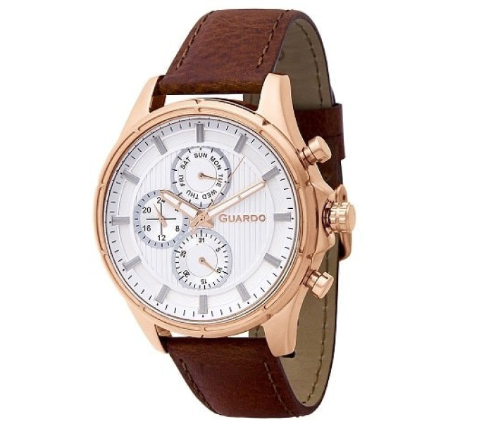 Купити Часи GUARDO PREMIUM 11173-10 ⌚ Наручні годинники на fabrikachasov.com ⭐ Безкоштовна доставка по Україні від 3000 грн ✈ Гарантія ✔ 10.000 моделей. Знижки!