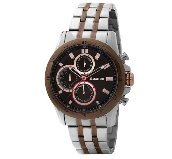 Купити Часи GUARDO PREMIUM 11687(1)-3 ⌚ Наручні годинники на fabrikachasov.com ⭐ Безкоштовна доставка по Україні від 3000 грн ✈ Гарантія ✔ 10.000 моделей годинників кращих брендів!