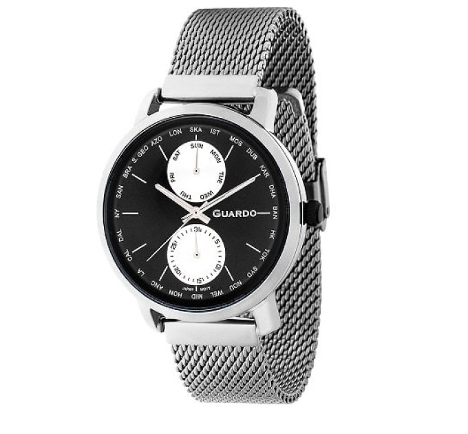 Купити Часи GUARDO PREMIUM 11897-1 ⌚ Наручні годинники на fabrikachasov.com ⭐ Безкоштовна доставка по Україні від 3000 грн ✈ Гарантія ✔ 10.000 моделей годинників кращих брендів!