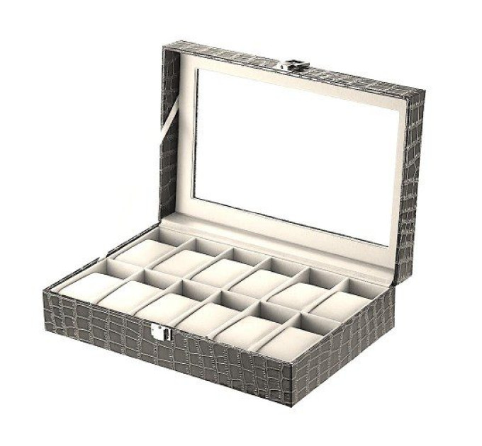 Купить Шкатулка для хранения часов Craft 12PU.CROC.BL ⌚ Наручные часы на fabrikachasov.com ⭐ Бесплатная доставка по Украине от 3000 грн ✈ Гарантия ✔ 10.000 моделей. Скидки!