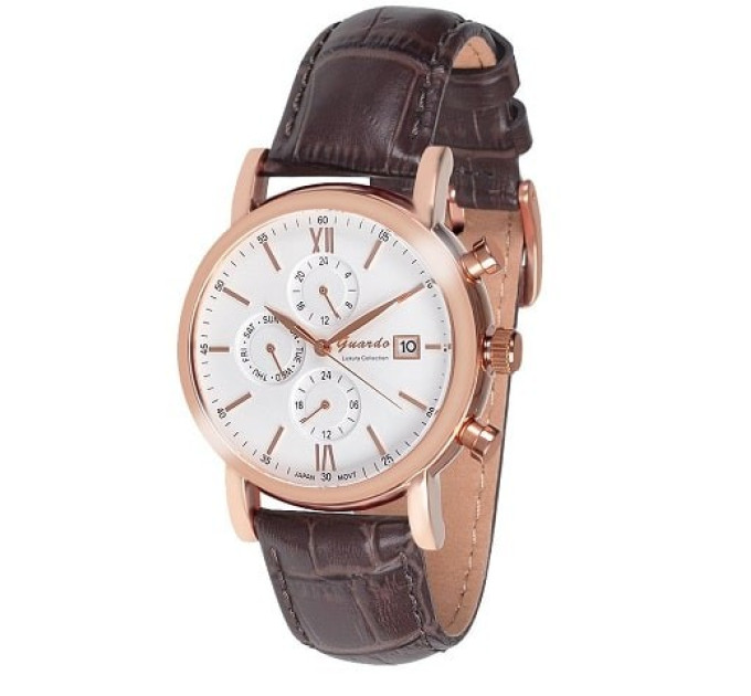 Купити Часи GUARDO PREMIUM 1388-10 ⌚ Наручні годинники на fabrikachasov.com ⭐ Безкоштовна доставка по Україні від 3000 грн ✈ Гарантія ✔ 10.000 моделей годинників кращих брендів!