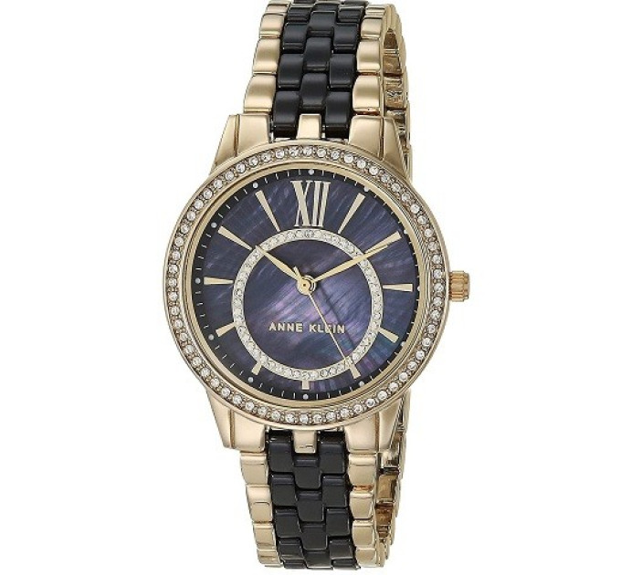 Купить Часы Anne Klein AK/3672BKGB ⌚ Наручные часы на fabrikachasov.com ⭐ Бесплатная доставка по Украине от 3000 грн ✈ Гарантия ✔ 10.000 моделей. Скидки!