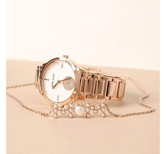 Купить Часы Anne Klein AK/3674RGST ⌚ Наручные часы на fabrikachasov.com ⭐ Бесплатная доставка по Украине от 3000 грн ✈ Гарантия ✔ 10.000 моделей часов лучших брендов!