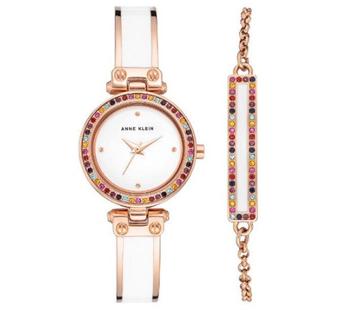 Купить Часы Anne Klein AK/3974WTST ⌚ Наручные часы на fabrikachasov.com ⭐ Бесплатная доставка по Украине от 3000 грн ✈ Гарантия ✔ 10.000 моделей часов лучших брендов!