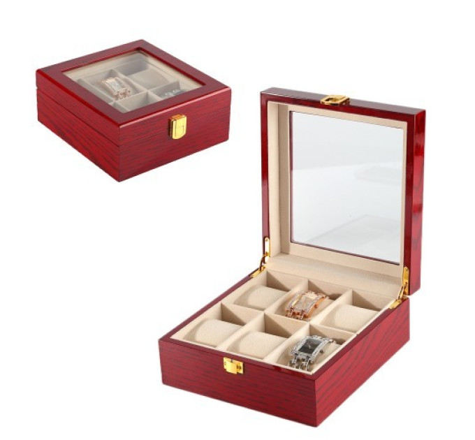 Купить Шкатулка для хранения часов Craft 6WB.RD.GL ⌚ Наручные часы на fabrikachasov.com ⭐ Бесплатная доставка по Украине от 3000 грн ✈ Гарантия ✔ 10.000 моделей часов лучших брендов!