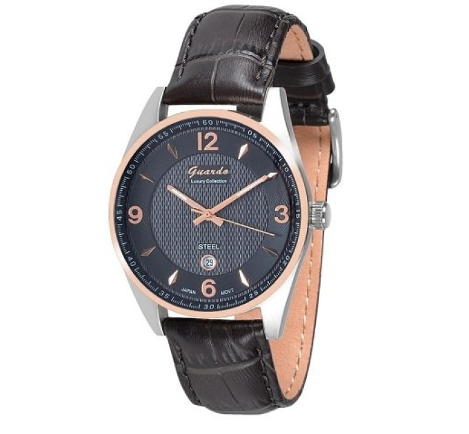 Купити ГОДИННИК GUARDO PREMIUM S08787-7 ⌚ Наручні годинники на fabrikachasov.com ⭐ Безкоштовна доставка по Україні від 3000 грн ✈ Гарантія ✔ 10.000 моделей годинників кращих брендів!