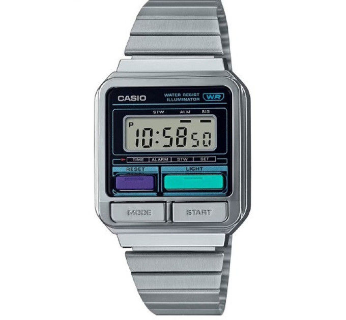 Купить Часы CASIO A120WE-1AEF ⌚ Наручные часы на fabrikachasov.com ⭐ Бесплатная доставка по Украине от 3000 грн ✈ Гарантия ✔ 10.000 моделей часов лучших брендов!