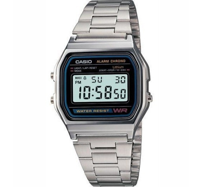 Купить Часы CASIO A158WA-1 ⌚ Наручные часы на fabrikachasov.com ⭐ Бесплатная доставка по Украине от 3000 грн ✈ Гарантия ✔ 10.000 моделей. Скидки!