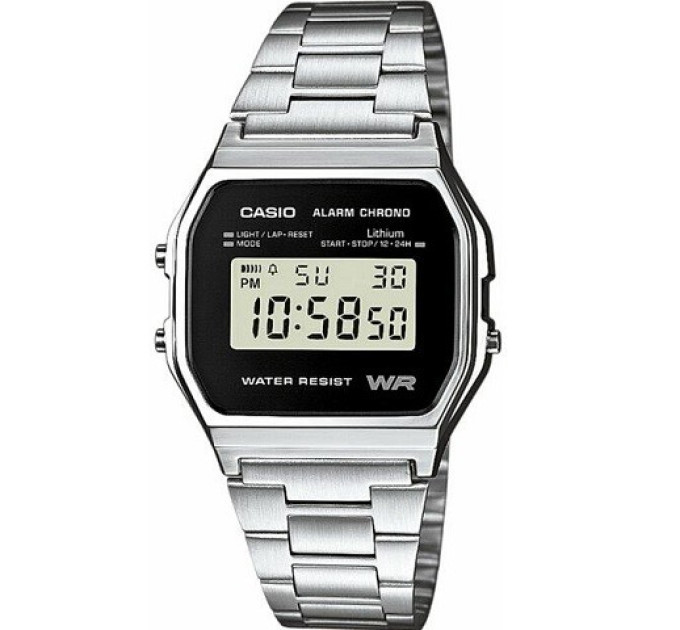 Купити ГОДИННИК CASIO A158WEA-1EF ⌚ Наручні годинники на fabrikachasov.com ⭐ Безкоштовна доставка по Україні від 3000 грн ✈ Гарантія ✔ 10.000 моделей годинників кращих брендів!