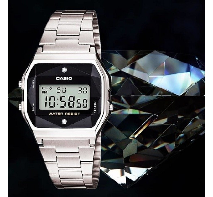 Купить Часы CASIO A159WAD-1 ⌚ Наручные часы на fabrikachasov.com ⭐ Бесплатная доставка по Украине от 3000 грн ✈ Гарантия ✔ 10.000 моделей. Скидки!