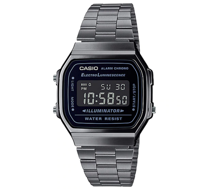Купить Часы CASIO A168WGG-1B ⌚ Наручные часы на fabrikachasov.com ⭐ Бесплатная доставка по Украине от 3000 грн ✈ Гарантия ✔ 10.000 моделей. Скидки!