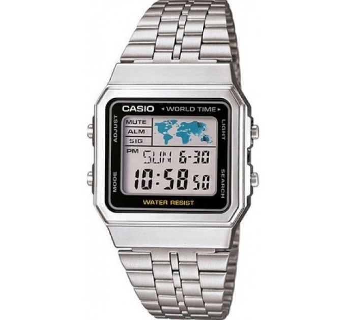 Купить Часы CASIO A500WA-1 ⌚ Наручные часы на fabrikachasov.com ⭐ Бесплатная доставка по Украине от 3000 грн ✈ Гарантия ✔ 10.000 моделей часов лучших брендов!