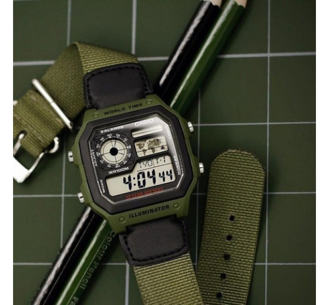 Купить Часы CASIO AE-1200WHB-3BVDF ⌚ Наручные часы на fabrikachasov.com ⭐ Бесплатная доставка по Украине от 3000 грн ✈ Гарантия ✔ 10.000 моделей. Скидки!