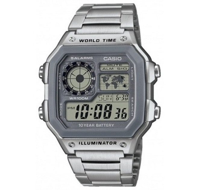 Купить Часы CASIO AE-1200WHD-7AVEF ⌚ Наручные часы на fabrikachasov.com ⭐ Бесплатная доставка по Украине от 3000 грн ✈ Гарантия ✔ 10.000 моделей часов лучших брендов!